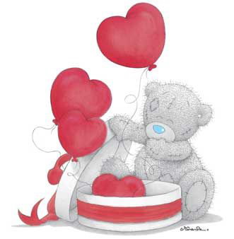 Мишка Тедди с коробкой сердечек