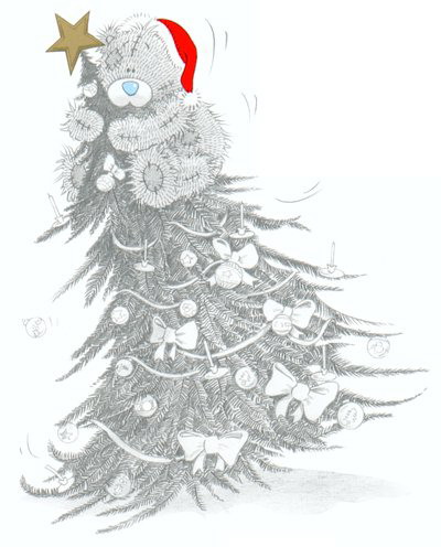 Мишка Тедди на новогодней елке