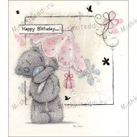 Bear With Umbrella Me to You Bear Card