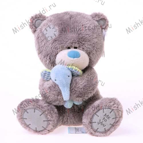 Мишка Тедди Me to You 20см со слоником - Tiny Tatty Teddy Holding Elephant Me to You Bear G92W0051 130 Tiny Tatty Teddy Holding Elephant Me to You Bear