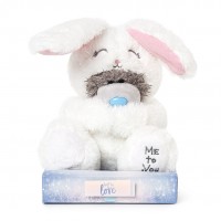Мишка MetoYou (Тедди) на подставке в костюме белого кролика (M7 White Rabbit)