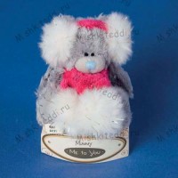 Мишка Тедди Me To You  7,5 см в меховых наушниках и шарфе - 3" Mummy Scarf Me to You Bear G01W1370 39