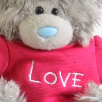 Мишка Тедди Me to you 13 см в розовой футболке Love - Мишка Тедди Me to you 13 см в розовой футболке Love