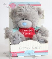 Мишка Тедди Me To You 13 см в футболке Lovely Sister