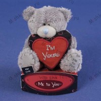 Мишка Тедди Me To You  7,5 см с сердцем I am Yours - 3" I am Yours Heart Me to You Bear G01W0501 70