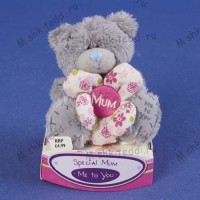 Мишка Тедди Me To You  7,5 см с цветочком Mum - 3" Mum Flower Me to You Bear G01W0672 103