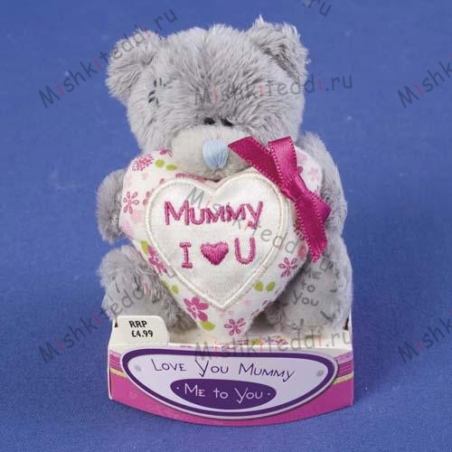 Мишка Тедди Me To You  7,5 см с сердцем Mummy I Love You - 3&quot; Mummy I Love You Heart Me to You Bear G01W0675 12 3" Mummy I Love You Heart Me to You Bear