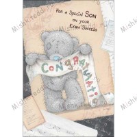 Special Son on Your Exam Success Me To You Bear Card