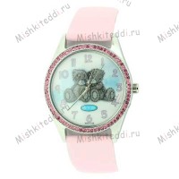 Часы Me to you- Два медвежонка Тедди вместе - Two Teddies Sitting Down Me to You Bear Watch Pink MTY111B 199