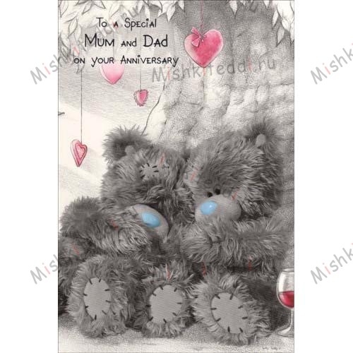 Mum and Dad Anniversary Me to You Bear Card Mum and Dad Anniversary Me to You Bear Card