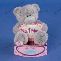 Мишка Тедди Me To You  7,5 см  с табличкой No.1 Mum - 3" No.1 Mum Banner Me to You Bear G01W0974 32