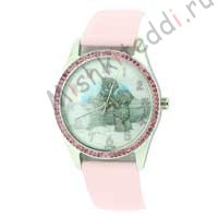 Часы Me to you - Мишки Тедди на бревнушке - Two Teddies on Log Me to You Bear Watch Pink MTY113/B 71