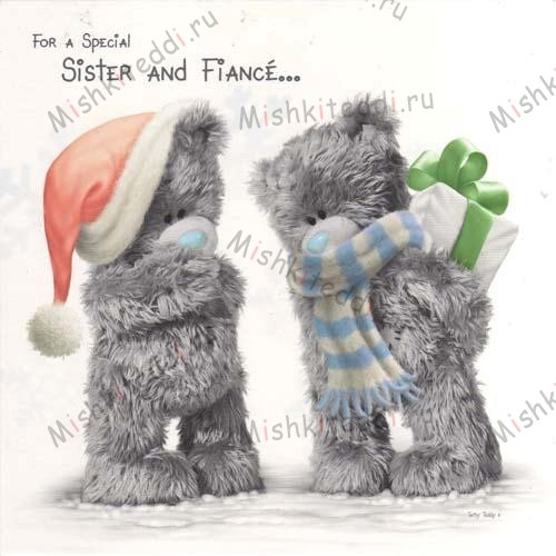 Sister and Fiance Christmas Me to You Bear Card Sister and Fiance Christmas Me to You Bear Card