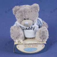 Мишка Тедди Me To You  7,5 см  в футболке Daddy - 3" Daddy Me to You Bear G01W0892 89