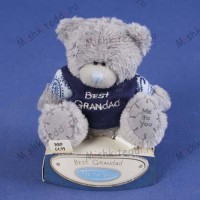 брелок Мишка Тедди Me To You 7,5 см в  футболке Grandad - 3" Best Grandad Me to You Bear G01W0893 63