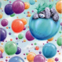 Bear Floating Me to You Bear Card