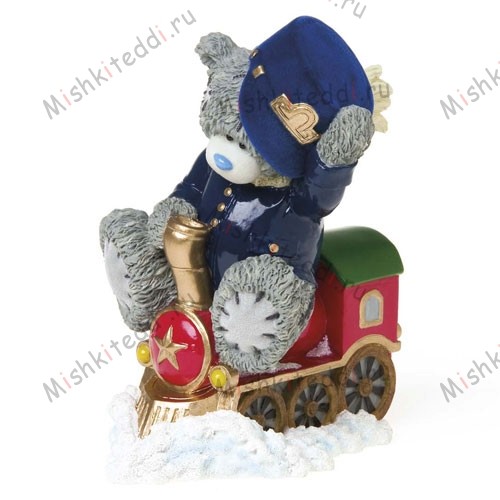 Choo Choo Me to You Bear Figurine Choo Choo Me to You Bear Figurine