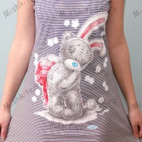 Домашнее платье - мишка Тедди с зайчиком - Домашнее платье - мишка Тедди с зайчиком