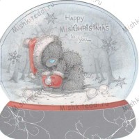 Tatty With Snowball Me to You Bear Christmas Card