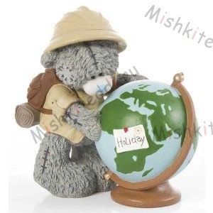 Globe Trotter Me to You Bear Figurine Globe Trotter Me to You Bear Figurine