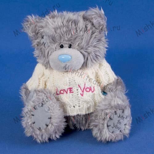 Мишка Тедди Me to You 15 см в свитере Love You - Love You Me to You Bear G01W1363 92 Love You Me to You Bear