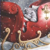 One I Love Me to You Bear Christmas Card - One I Love Me to You Bear Christmas Card