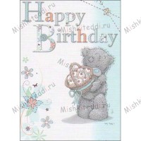 Bear with Cakes Me to You Bear Birthday Card