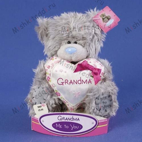 Мишка Тедди Me to You 15 см с сердцем Grandma - Grandma Heart Me to You Bear G01W1752 151 Grandma Heart Me to You Bear