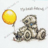 My Best Friend Me to You Bear Cross Stitch Kit