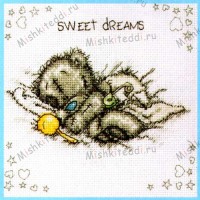 Sweet Dreams Me to You Bear Cross Stitch Kit