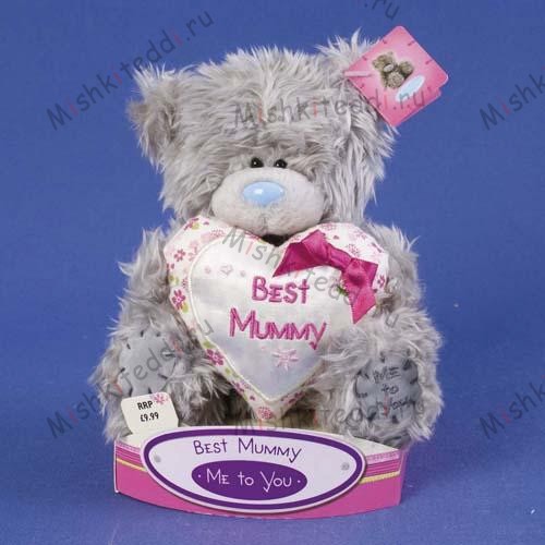 Мишка Тедди Me to You 15 см с сердцем Best Mummy - Best Mummy Heart Me to You Bear G01W0695 109 Best Mummy Heart Me to You Bear