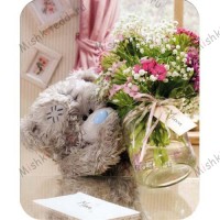Flowers and Vase Mothers Day Me to You Bear Card