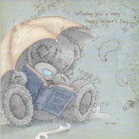 Bear Under Umbrella Me to You Bear Fathers Day Card