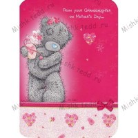 From your Granddaughter Mothers Day Me to Bear Card