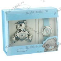 Подарочный набор - Часы Me to you и наручные часы Me To You - Me to You Bear Watch & Clock Gift Set MTYG010 32