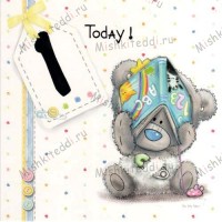 1st Birthday Me to You Bear Card