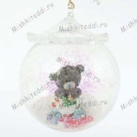 Glitter Bauble Me to You Bear Figurine