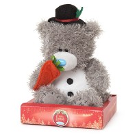 Мишка MetoYou (Тедди) на подставке снеговик с морковкой (M7 Snowman) - Мишка MetoYou (Тедди) на подставке снеговик с морковкой (M7 Snowman)