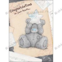 Congratulations on You Results Me to You Bear Card