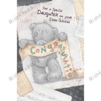 Special Daughter on Your Exam Success Me To You Bear Card