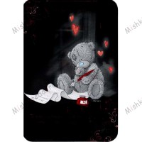 Tatty Looking out Window Valentines Me to You Bear Card