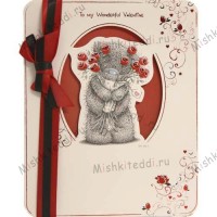 Tatty with Bouquet Valentines Me to You Bear Card