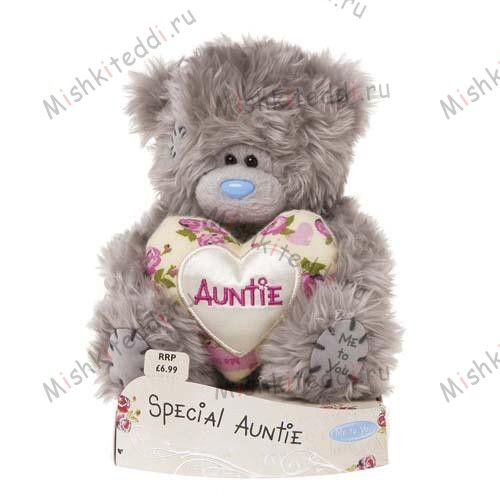 Мишка Тедди Me To You  10 см  с сердечком Auntie - 5&quot; Special Auntie Me to You Bear G01W1584 147 5" Special Auntie Me to You Bear