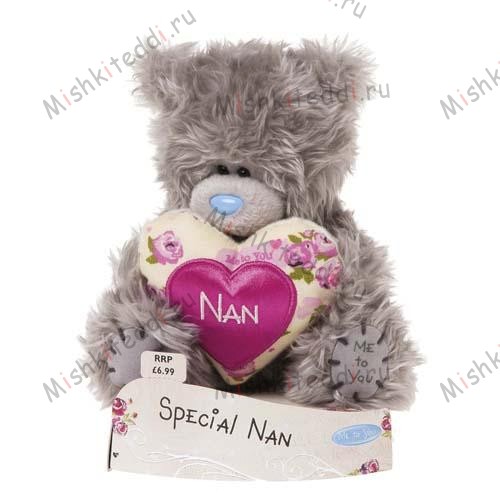 Мишка Тедди Me To You 12  см  с сердечком Nan - 5&quot; Nan Heart Me to You Bear G01W1585 126 5" Nan Heart Me to You Bear